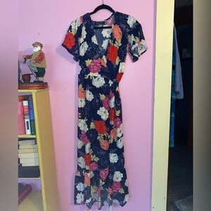 Wrap Around Maxi Dress